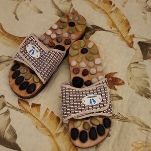 Neo Stone Reflexology Massage Sandals with Adjustable Strap